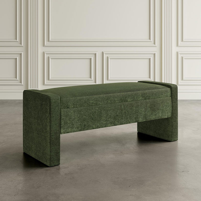 Braun Storage Bench (Forest) by Jofran Furniture | FurniturePick