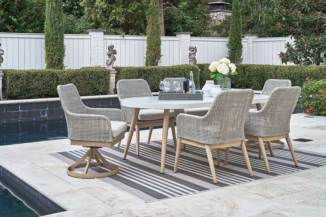 Seton Creek Outdoor Dining Set by Signature Design by Ashley