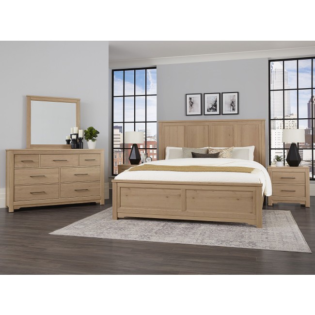 つんさま専用ページ Crafted Cherry Ben's Six Panel Bedroom Set (Bleached) by