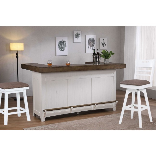 Ashford White Home Bar Set