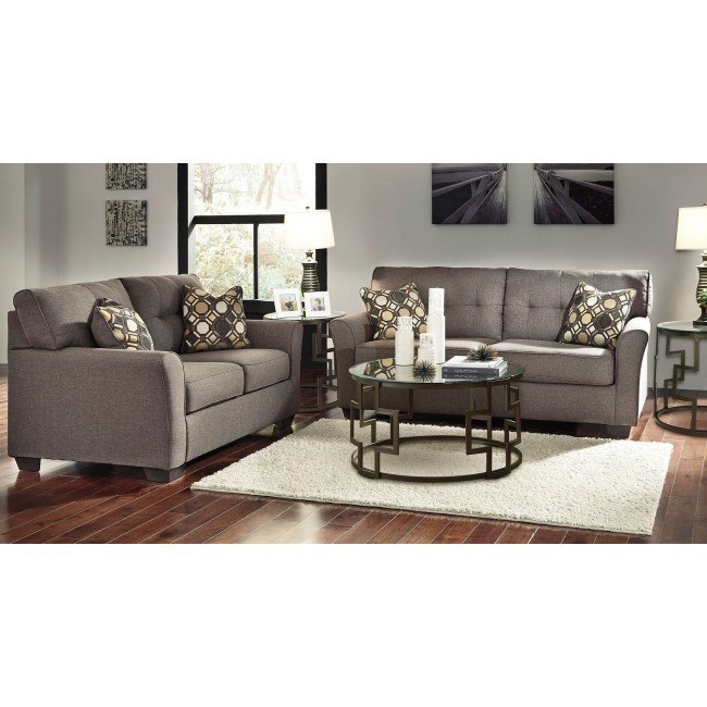 Tibbee Slate Living Room Set By