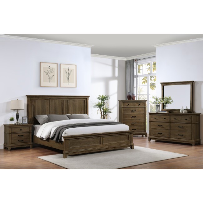 Sunstone Walnut Panel Bedroom Set