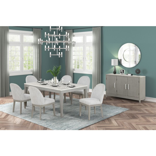 Essence Gray Rectangular Dining Room Set