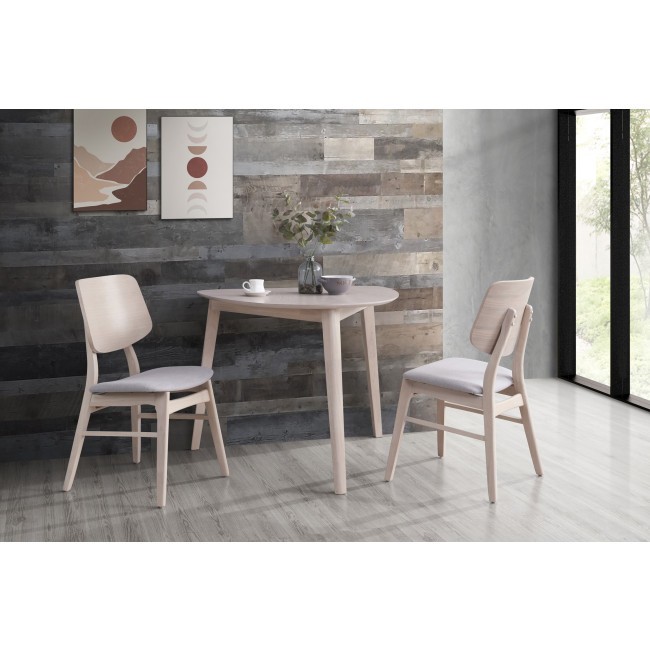 Oscar White Ash Corner Dining Room Set