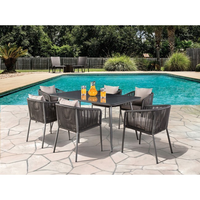 Tushari 7-Piece Outdoor Dining Set