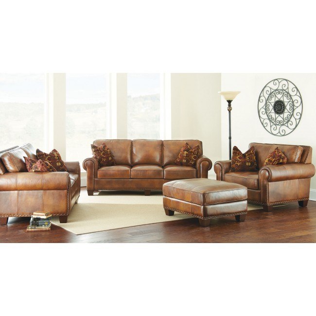 Silverado Leather Living Room Set By