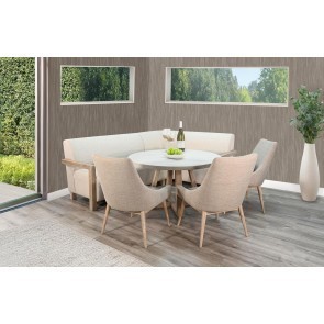 Gibson Breakfast Nook Set w/ Olivia Lowback Chairs