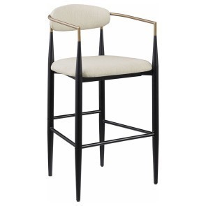 Tina Beige Barstool (Set of 2)