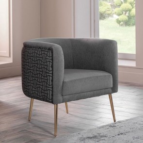 Cloak Accent Armchair (Cloak Grey)