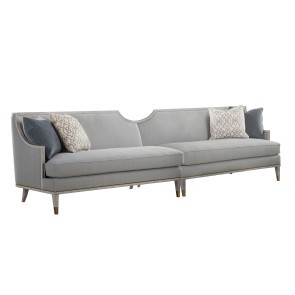 Intrigue Harper 138 Inch Sofa (Vintage Blue)
