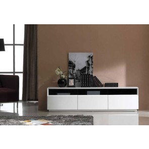 TV023 TV Stand (White High Gloss)