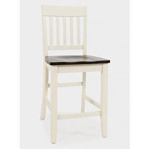 Decatur Lane Counter Height Stool (Set of 2) (White)