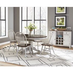 Carolina Crossing Oval Dining Room Set (Antique White)