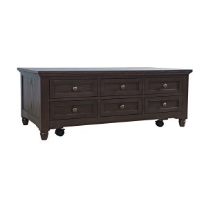 Brentwood Arbor Oak Castered Lift Top Coffee Table