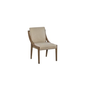 Everden Latte Leather Sling Dining Chair (Set of 2)