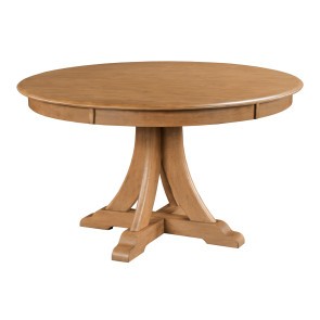 Kafe Cappuccino 54 Inch Round Quad Dining Table