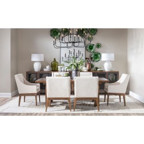 Artisans Place Dining Room Set w/ Upholstered Chairs