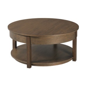 Costa Way-Hamilton Deep Brown Round Lift Top Coffee Table