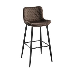 Nya Brown Barstool (Set of 2)