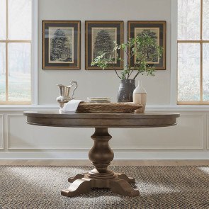 Americana Farmhouse Round Dining Table