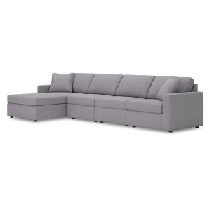 Modmax Granite 4-Piece Left Chaise Sectional