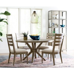 West Fork Hardy Round Dining Room Set w/ Brinkley Chairs