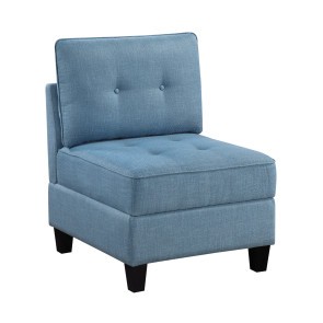 Garren Armless Chair w/ Storage