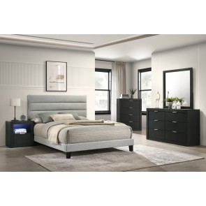 Asher Upholstered Bedroom Set