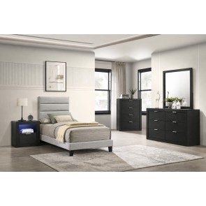Asher Youth Upholstered Bedroom Set
