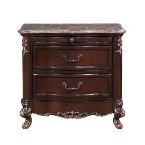 Constantine Nightstand w/ Marble Top