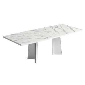 Carrara Dining Table w/ 1 Extension