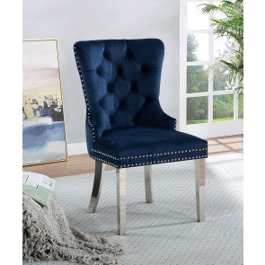 Jewett Navy Side Chair (Set of 2)