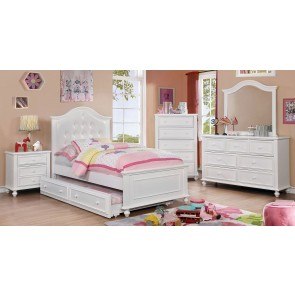 Olivia White Youth Bedroom Set