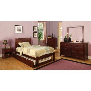 Omnus Youth Bedroom Set w/ Cara Bed (Cherry)