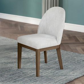 Essence Brown Upholstered Side Chair (Set of 2)
