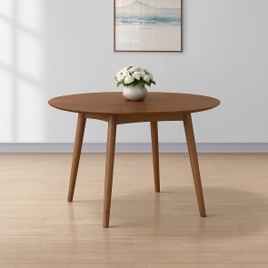 Oscar Walnut Round Dining Table