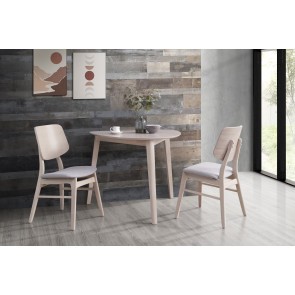 Oscar White Ash Corner Dining Room Set