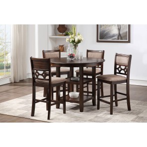 Mitchell Cherry 5-Piece Counter Height Dining Room Set