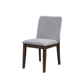 Kody Stone Gray Upholstered Side Chair (Set of 2)