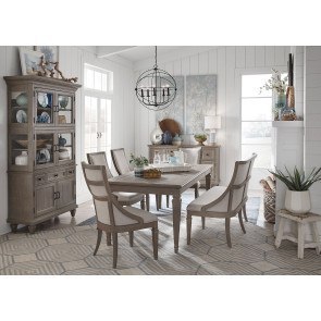 Newport Rectangular Dining Set w/ Upholstered Bench