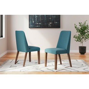 Lyncott Blue Side Chair (Set of 2)