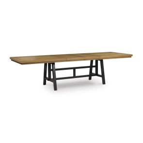 Galliden Brown and Black Dining Table