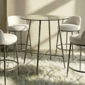 Rilva Gunmetal Counter Height Table