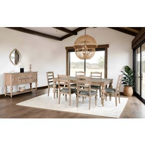 Chesapeake Light White Wash Dining Room Set