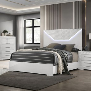 Whitby Panel Bed w/ LED Lighting