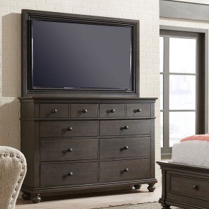 Oxford Chesser w/ TV Frame (Peppercorn)