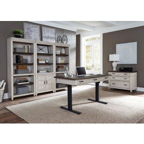 Caraway 60 Inch Lift Top Home Office Set