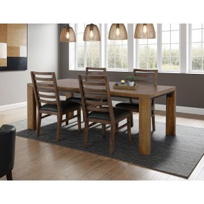 Walnut Reddish-Brown Dining Room Set