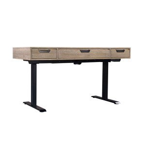 Harper Point 60 Inch Adjustable Lift Desk (Bleached Khaki)