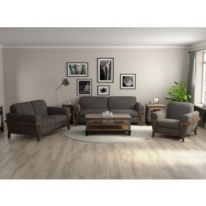 Loft Brown Living Room Set (Gray)